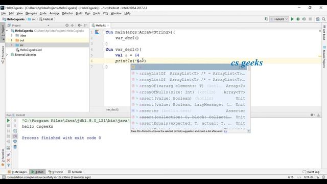 Kotlin Tutorial #3 Types and Variables смотреть онлайн