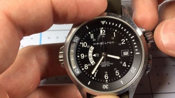 Hamilton Khaki Navy GMT Automatic Watch Review, Great features, great design, and great value!