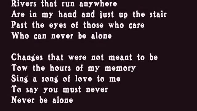 Jackson C. Frank [US, Folk Rock / Lyrics on Screen] I Want To Be Alone 1965 смотреть онлайн