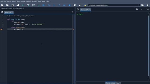 9. Try/Except for Error Handling in Python || Exception Handling || Python Programming Tutorials смотреть онлайн