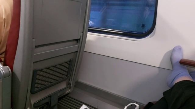 Двухэтажный поезд сидячее место .обзор поезда вся правда .ночь
