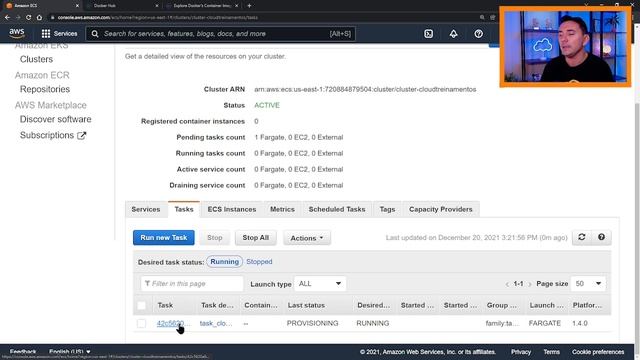 Docker sem Servidor na AWS na prática смотреть онлайн