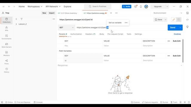 Postman для QA. Path параметры. смотреть онлайн