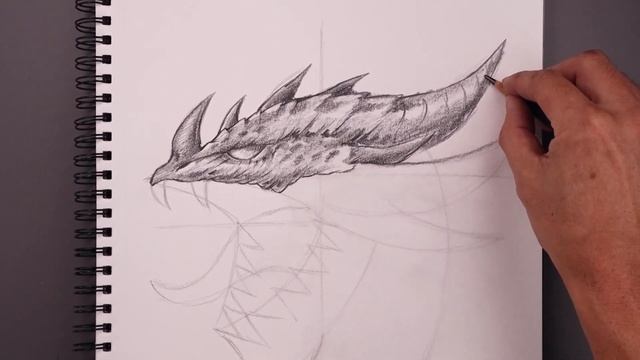 How To Draw a Dragon | Sketch Tutorial смотреть онлайн