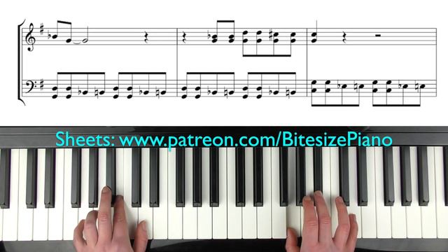 Intermediate BOOGIE WOOGIE Piano Piece | "BITESIZE BOOGIE" + Sheet Music смотреть онлайн