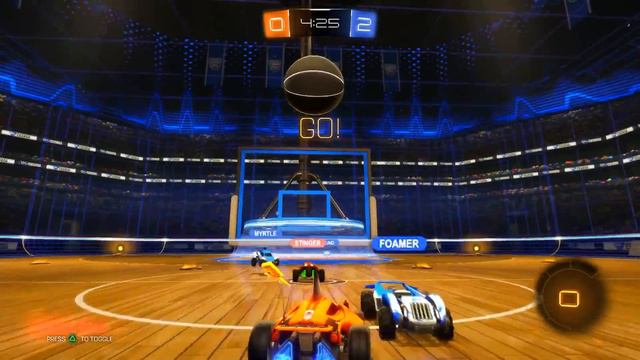 Rocket League Basketball (Hoops) Gameplay | Very Fun New Mode!