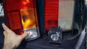 Снова меняем задние фары нива