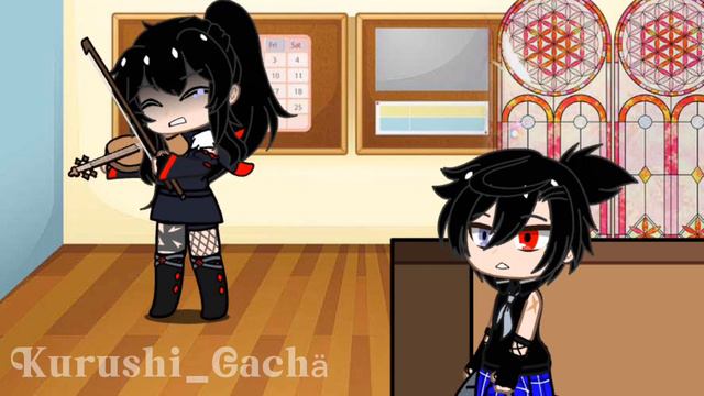 ✨[Mary on a cross Violin]✨ new gacha trend I guesssimple edit🙃.       🌒👄🌘