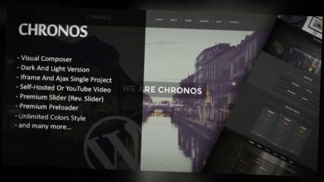 Chronos – Parallax One Page WordPress Theme смотреть онлайн
