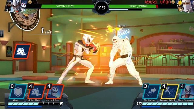Power Rangers Legacy Wars-Dominic Hargan-White Ranger-Jungle Fury-Game Play смотреть онлайн