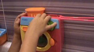 Детская стиральная машина, распаковка, играем.