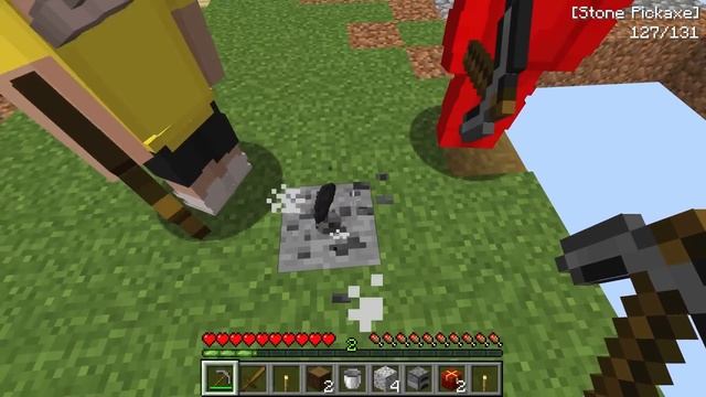 Minecraft But We’re On ONE TINY BLOCK! смотреть онлайн