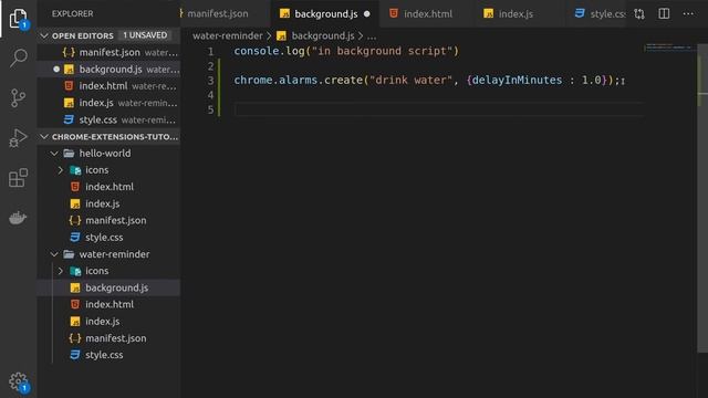 EP75 Chrome extension development Tutorial Part 12 | Chrome Alarms смотреть онлайн