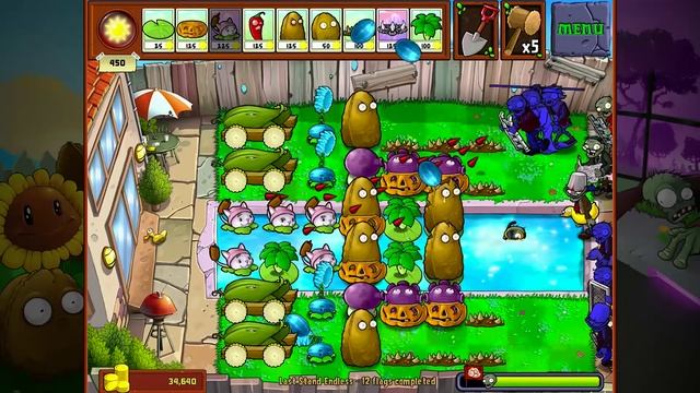 Last Stand Endless (Part 2) - Plants vs. Zombies #75 смотреть онлайн
