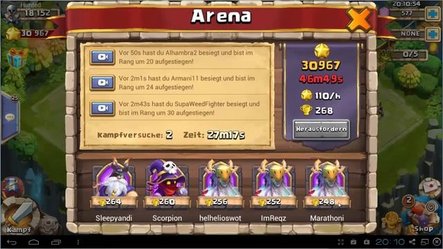Schloss Konflikt Let's play 3 The Update by Hunted Castle Clash смотреть онлайн