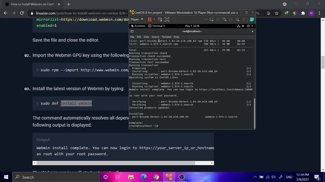 How to install Webmin centos 8 смотреть онлайн