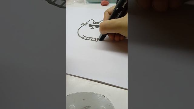 как нарисовать пушина кота смотреть онлайн