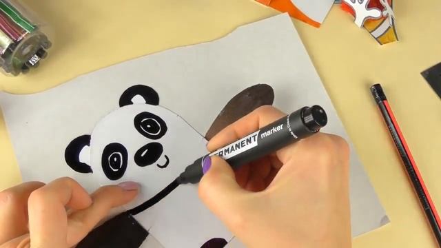 Loom Planet! DIY Kawaii ДЕРЖАТЕЛЬ ДЛЯ ПОДАРКА _ Поделки своими руками_ КАК СДЕЛАТЬ ПАНДУ из бумаги смотреть онлайн