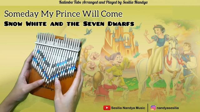 Someday My Prince Will Come | Snow White | Disney Kalimba Cover | GAHARU CHROMATIC KALIMBA 42 KEYS смотреть онлайн