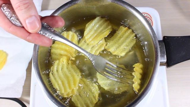 How to Make Lays Chips at Home. Instant Crispy Potato Chips Recipe. Delicious Recipes смотреть онлайн