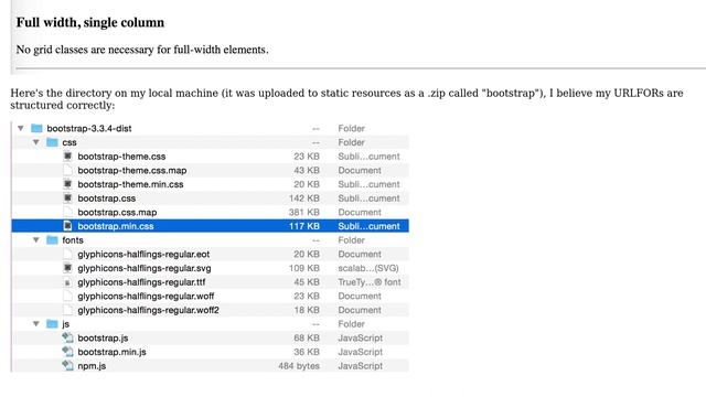 Salesforce: Bootstrap styles not being applied to Visualforce page as static resource смотреть онлайн