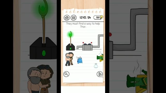 Brain Test 3 Level 124 Walkthrough смотреть онлайн