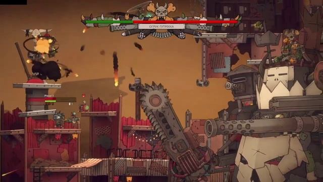 Split Screen Play играет в Warhammer 40,000 - Shootas, Blood & Teef (финал)