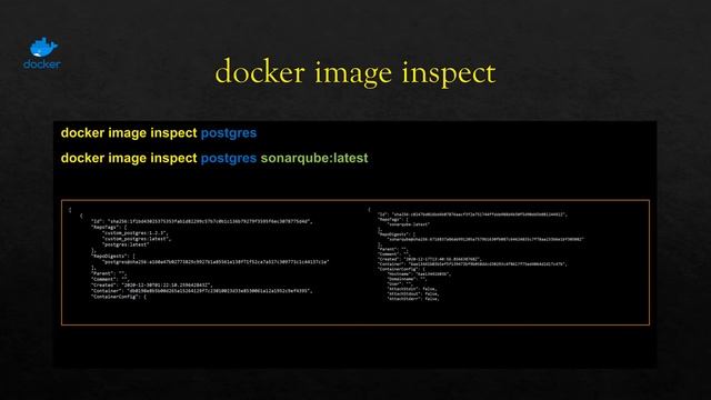 Command - docker image inspect смотреть онлайн
