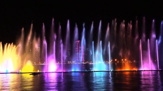 Самый красивый поющий фонтан Путешествие в сказку Шарджа 2018 ОАЭ сегодня смотреть онлайн