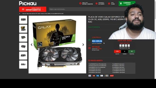 CAIU AGORA ! NA PICHAU GTX 1660 EM QUEDA E MUITO MAIS NESSA NOITE 16/02 смотреть онлайн