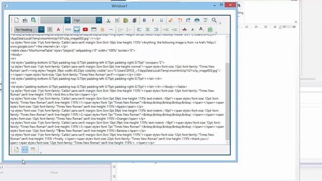 WPF HTML Editor Control смотреть онлайн
