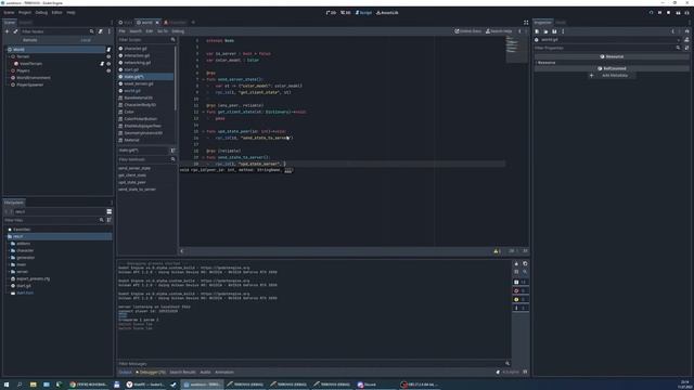 Godot 4 multiplayer (пытаюсь разобраться) смотреть онлайн