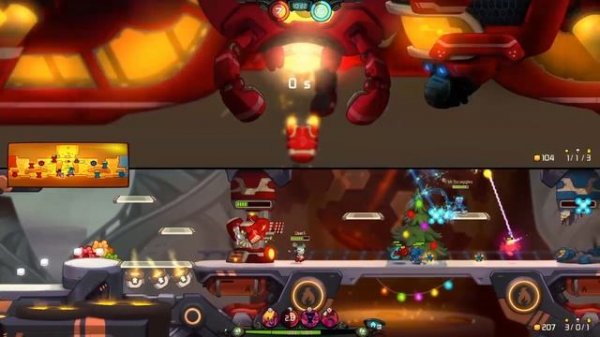 First Level 4 Game!- Awesomenauts Assemble Gameplay