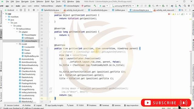 Android Studio Tutorial: How to Parse Local JSON file from Assets in Android | #learnvibes смотреть онлайн