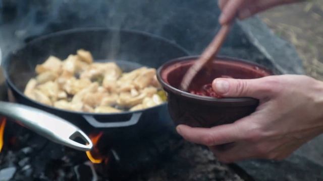 Макароны с курицей в бесподобном сливочном соусе. Делимся секретным рецептом! смотреть онлайн