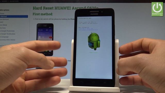 Fastboot & Rescue Mode in HUAWEI Ascend G620s |HardReset.info смотреть онлайн