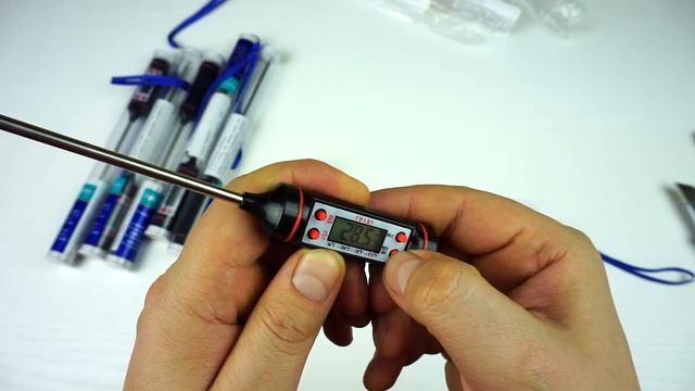 Электронный кухонный термометр TP101 с щупом от -50°C до +300°C - подробный обзор + тесты !!! смотреть онлайн