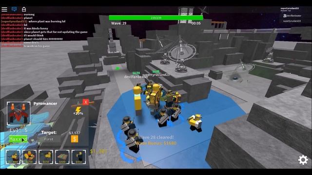 Tower Defense Simulator Beta Moon Base смотреть онлайн