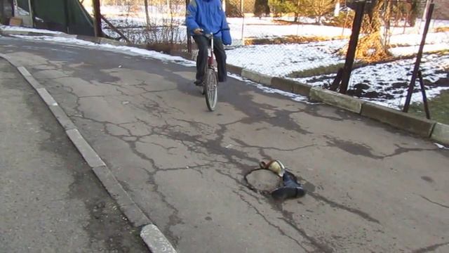 я потерял ногу на велосипеде