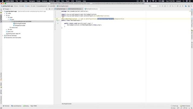 Bootstrap a Simple Spring Boot Application смотреть онлайн