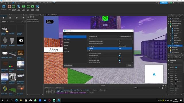 Как поменять тему в Roblox Studio смотреть онлайн