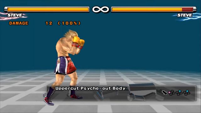 Tekken 5 - Steve Fox Move List смотреть онлайн