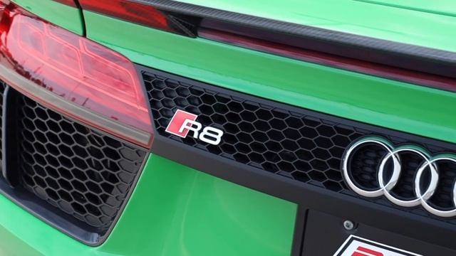 2018 Audi R8 V10 Plus Spyder In Audi Exclusive Micromata Green