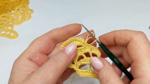 Очень красивое ленточное кружево " Мандарин "