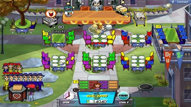 Diner Dash 5: BOOM! - Level #39 - DinerTown U IX смотреть онлайн