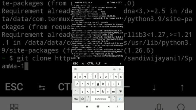 how to install spam whatsapp tool in termux смотреть онлайн