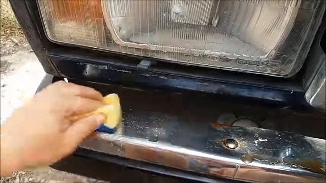 Как убрать ржавчину на бампере за 50руб? смотреть онлайн