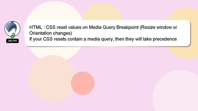 HTML : CSS reset values on Media Query Breakpoint (Resize window or Orientation changes) смотреть онлайн