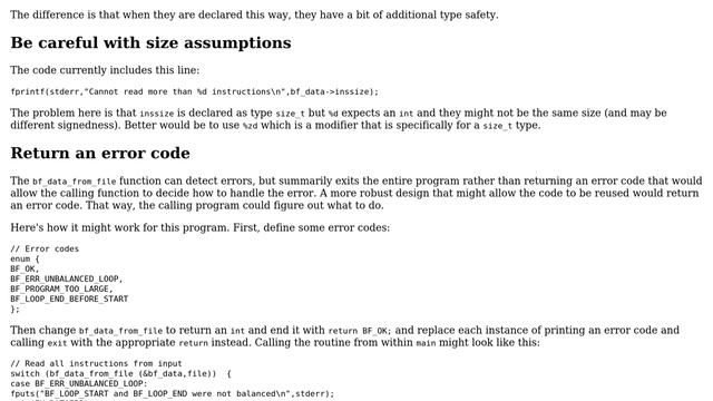 Code Review: Brainfuck interpreter in C - follow-up (3 Solutions!!) смотреть онлайн
