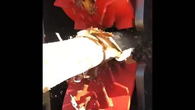 Окорочный станок KRAFTER RD 600. Пилотехника. Окорка березы смотреть онлайн